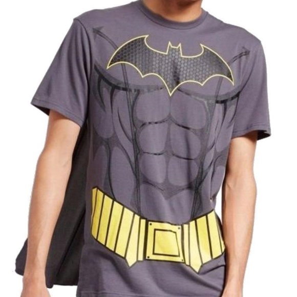 mens batman shirt with cape
